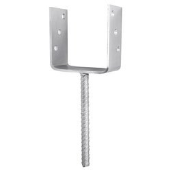 [LB-07] Tischlerei Stützenfuß Typ U für Bauwesen Montage 120 x 60 x 125 x 5 mm