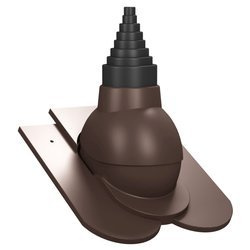 Einstellbarer Antennenaufsatz für keramische Dachziegel