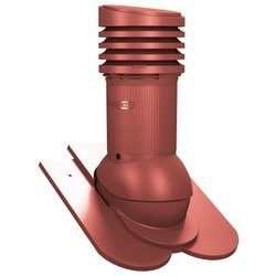 Isolierter Entlüfterkamin DN125 mm für Tondachziegel, Dachziegel - Dachdurchführung für Dachlüftung