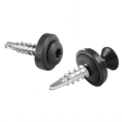 PAROTEC Trapezblechschrauben 4,8 mm x 20 mm, 250 Stück Selbstschneidende Schrauben mit EPDM Dichtscheibe Torx Linsenkopf