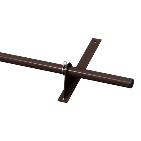 Komplettes 1-Rohr Schneefangrohr für Trapezblech, Dachpappe/Bitumen, Bitumenschindeln (Shingles), EPDM/PVC