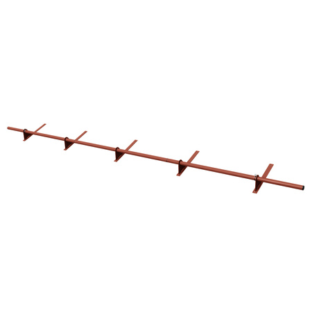 Komplettes 1-Rohr Schneefangrohr für Trapezblech, Dachpappe/Bitumen, Bitumenschindeln (Shingles), EPDM/PVC