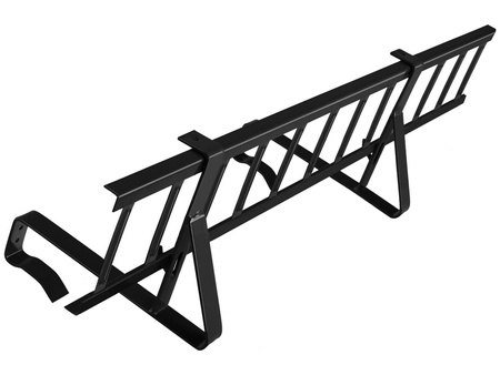 Komplettes Schneefanggitter 150 cm x 15 cm Parotec für Dachsteine, Dachziegel und Biberschwanzziegel zum Einhängen auf der Lattung