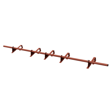 Komplettes 1-Rohr Schneefangrohr für Dachsteine, Dachziegel und Biberschwanzziegel