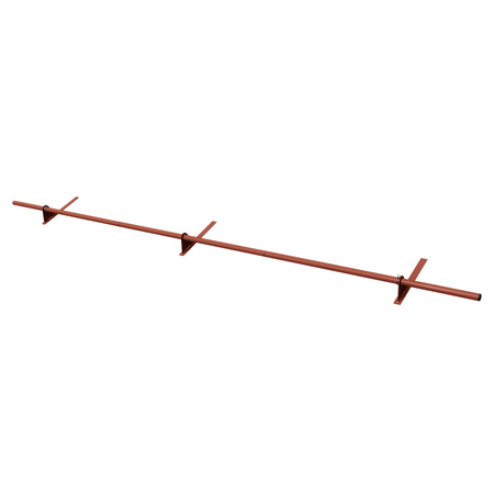 Komplettes 1-Rohr Schneefangrohr für Trapezblech, Dachpappe/Bitumen, Bitumenschindeln (Shingles), EPDM/PVC