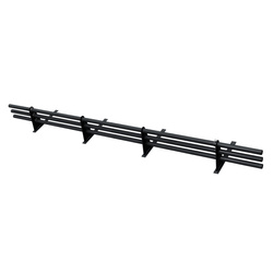 Komplettes 3-Rohre Schneefangrohr für Trapezblech, Dachpappe/Bitumen, Bitumenschindeln (Shingles), EPDM/PVC