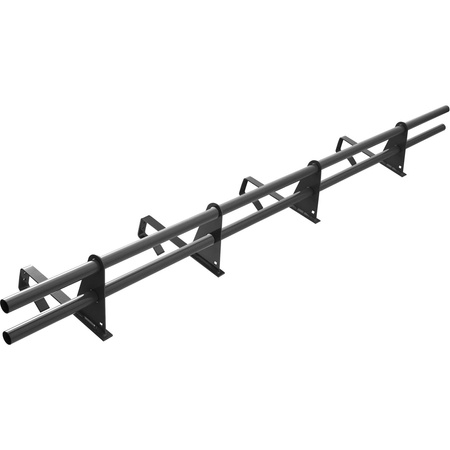 Komplettes 2-Rohr Schneefangrohr 3,00 m für Dachsteine, Dachziegel und Biberschwanzziegel