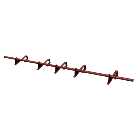 Komplettes 1-Rohr Schneefangrohr für Dachsteine, Dachziegel und Biberschwanzziegel