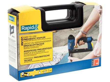Drucklufttacker Rapid PS111 für Flachdrahtklammern Typ 140, 6-16 mm