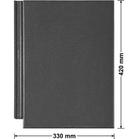 Isolierter Entlüfterkamin DN125 mm für Betondachziegel, Dachziegel - Dachdurchführung für Dachlüftung