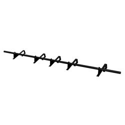 Komplettes 1-Rohr Schneefangrohr für Dachsteine, Dachziegel und Biberschwanzziegel