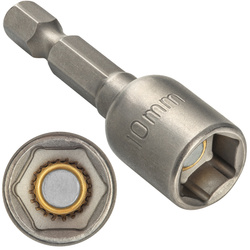 Magnet Bit SW10 x 48 mm für Sechskantschrauben / Farmerschrauben