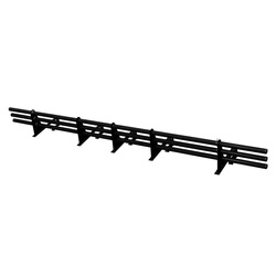 Komplettes 3-Rohre Schneefangrohr für Dachsteine, Dachziegel und Biberschwanzziegel