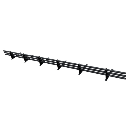 Komplettes 3-Rohre Schneefangrohr für Trapezblech, Dachpappe/Bitumen, Bitumenschindeln (Shingles), EPDM/PVC
