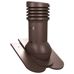 Isolierter Entlüfterkamin DN125 mm für Tondachziegel, Dachziegel - Dachdurchführung für Dachlüftung