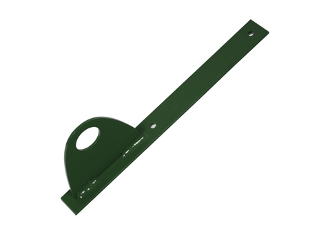 Schneefangrohr Halterung für platte Dachabdeckungen