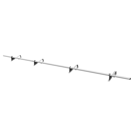 Komplettes 1-Rohr Schneefangrohr für Dachsteine, Dachziegel und Biberschwanzziegel