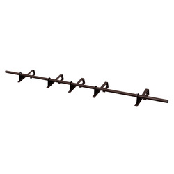Komplettes 1-Rohr Schneefangrohr für Dachsteine, Dachziegel und Biberschwanzziegel
