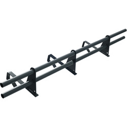 Komplettes 2-Rohr Schneefangrohr 3,00 m für Dachsteine, Dachziegel und Biberschwanzziegel